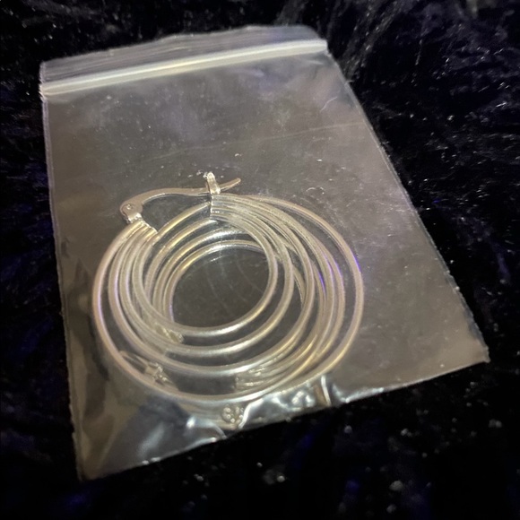 ✨Silver Hoops✨ - Picture 4 of 4